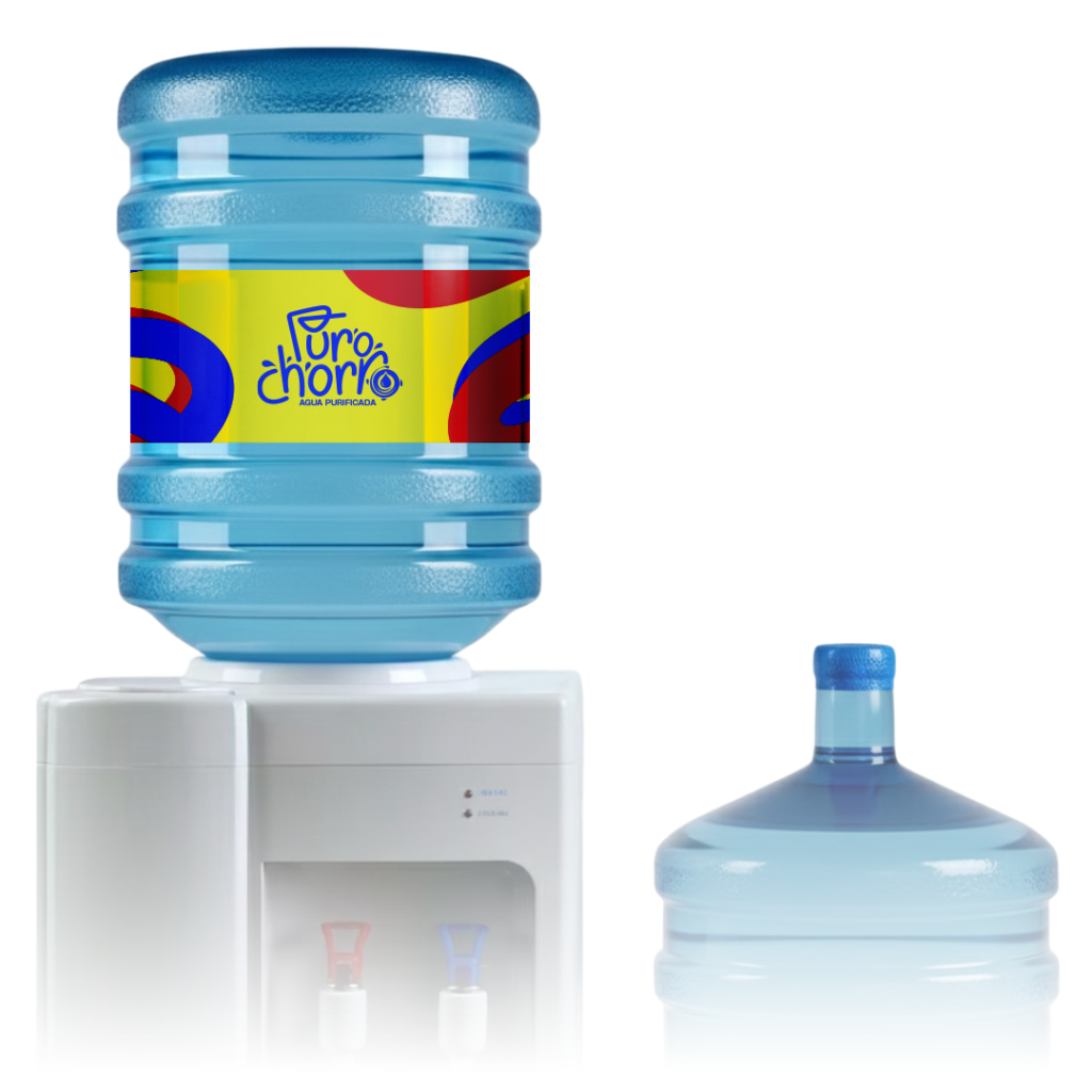 etiqueta en botellon